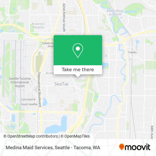 Medina Maid Services map