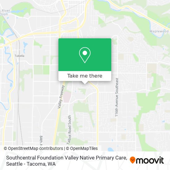 Mapa de Southcentral Foundation Valley Native Primary Care