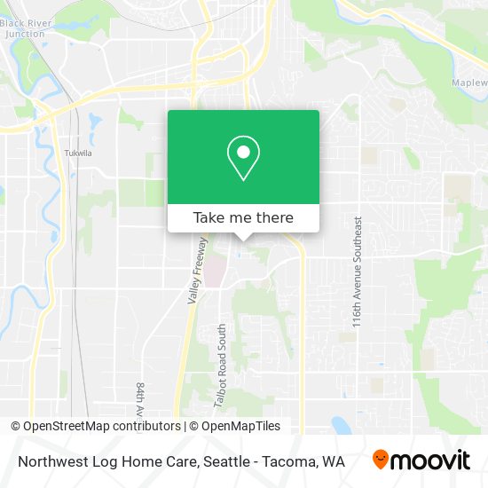 Northwest Log Home Care map