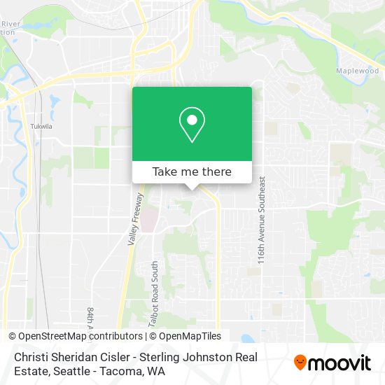 Christi Sheridan Cisler - Sterling Johnston Real Estate map