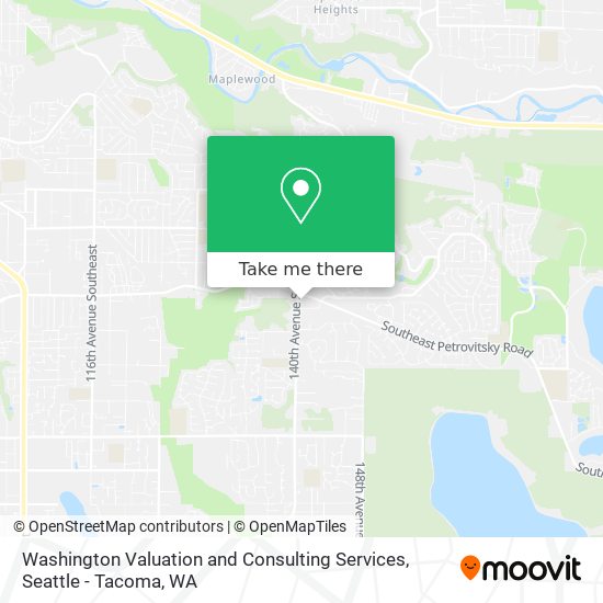 Mapa de Washington Valuation and Consulting Services