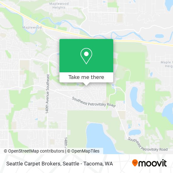 Mapa de Seattle Carpet Brokers