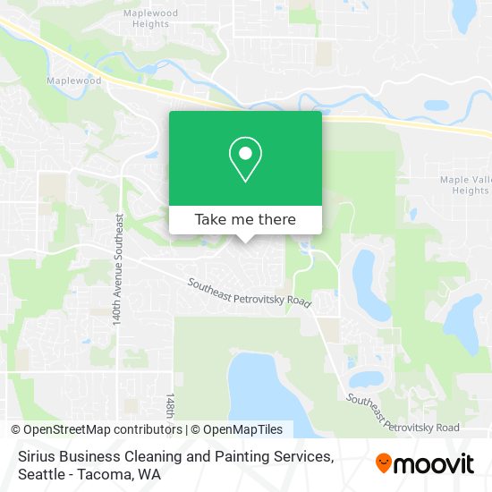 Sirius Business Cleaning and Painting Services map