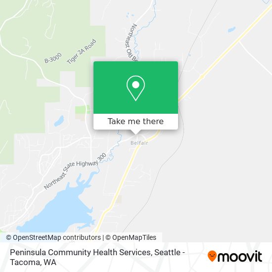 Mapa de Peninsula Community Health Services