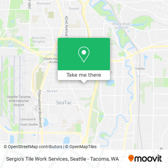 Sergio's Tile Work Services map