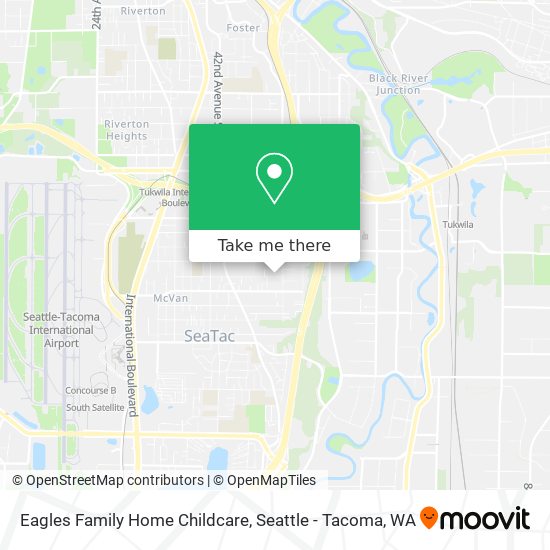 Eagles Family Home Childcare map