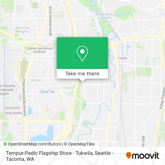 Mapa de Tempur-Pedic Flagship Store - Tukwila