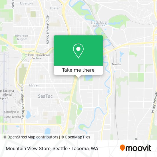 Mountain View Store map