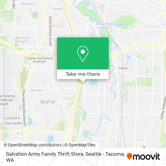 Mapa de Salvation Army Family Thrift Store