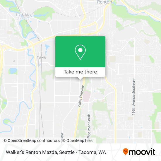 Mapa de Walker's Renton Mazda