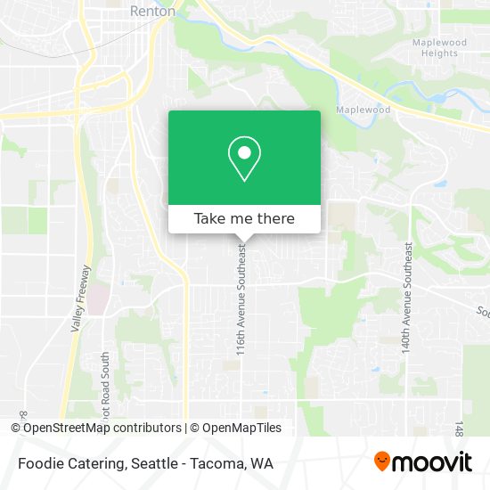 Foodie Catering map
