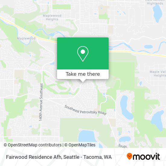 Fairwood Residence Afh map