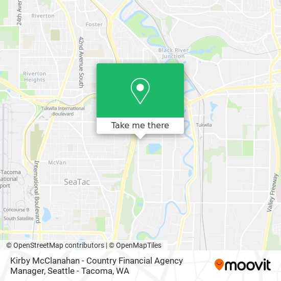 Kirby McClanahan - Country Financial Agency Manager map