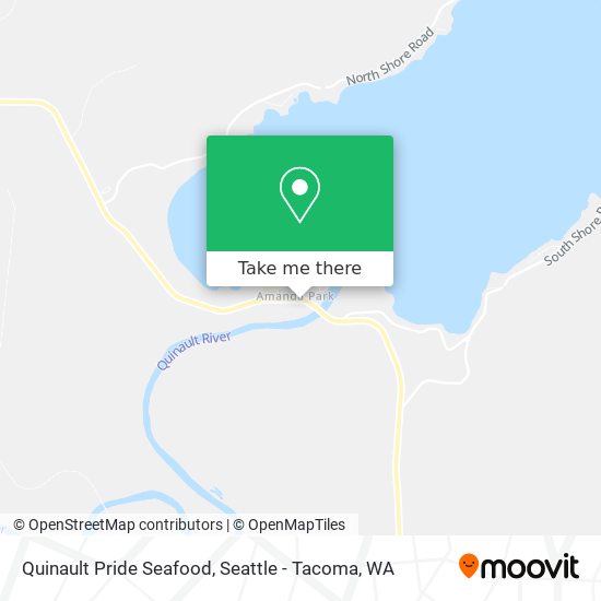 Quinault Pride Seafood map