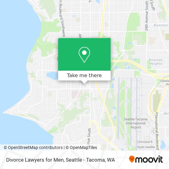 Divorce Lawyers for Men map