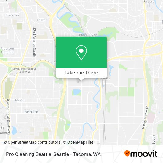 Pro Cleaning Seattle map