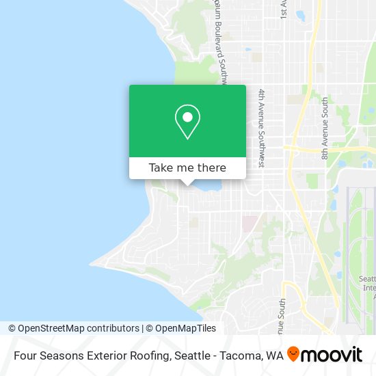 Four Seasons Exterior Roofing map