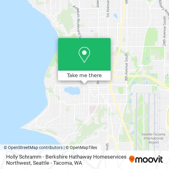 Holly Schramm - Berkshire Hathaway Homeservices Northwest map