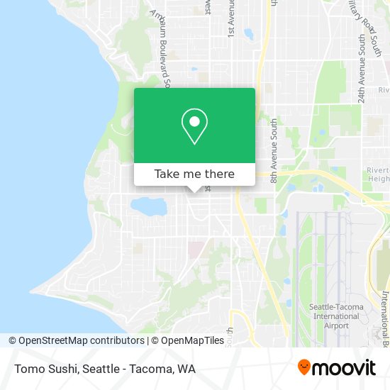 Tomo Sushi map