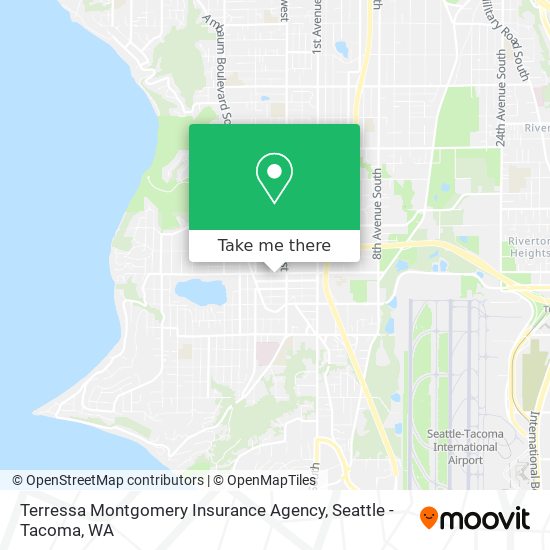 Mapa de Terressa Montgomery Insurance Agency