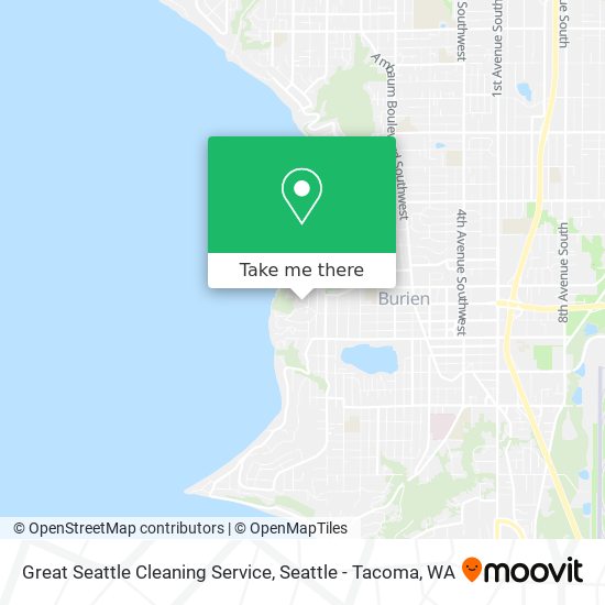 Great Seattle Cleaning Service map