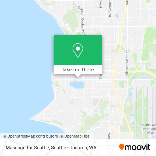 Mapa de Massage for Seattle