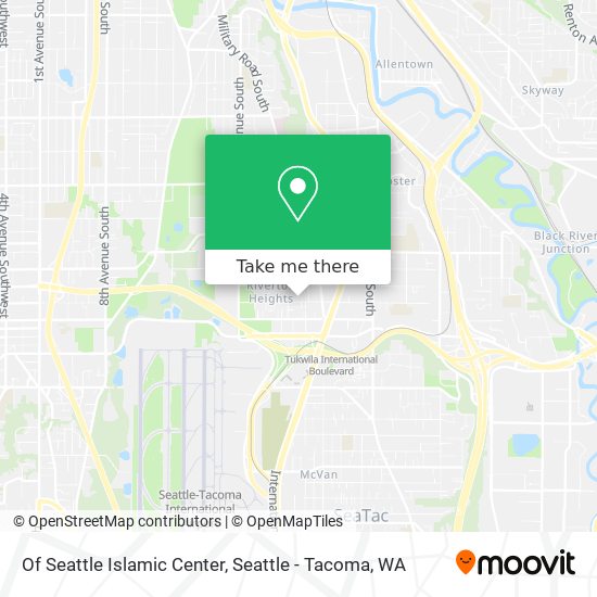 Of Seattle Islamic Center map