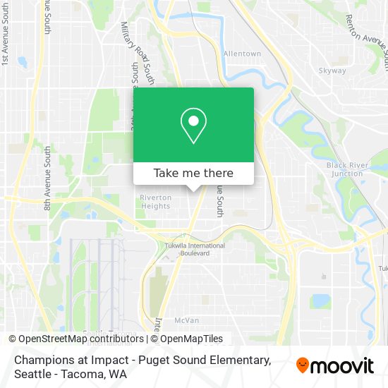 Champions at Impact - Puget Sound Elementary map