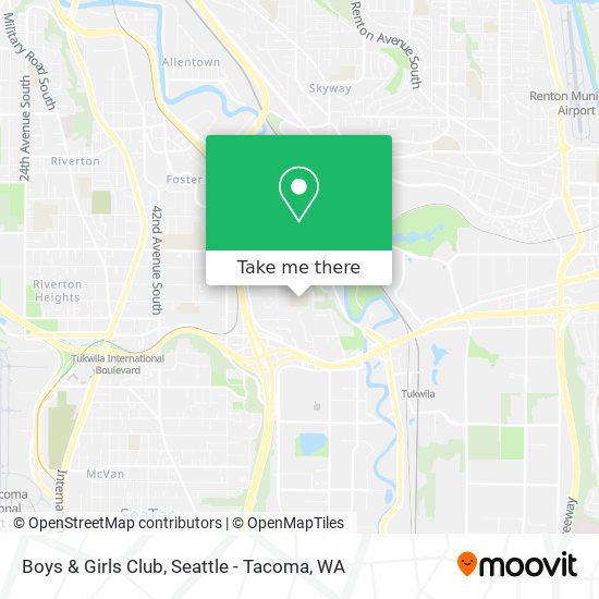 Boys & Girls Club map