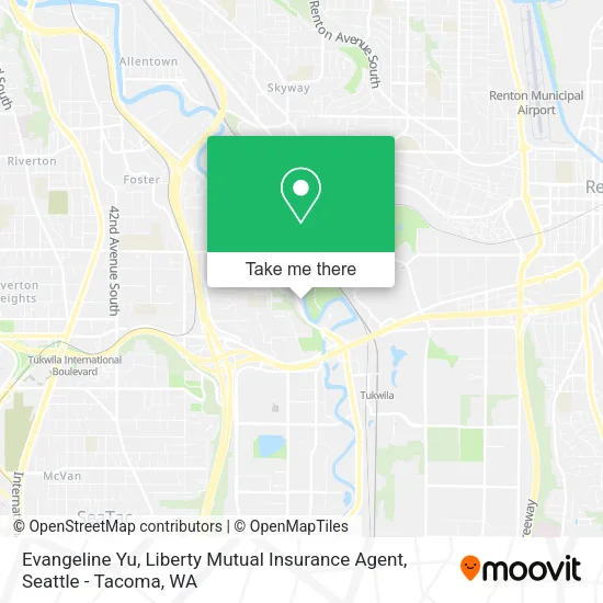 Mapa de Evangeline Yu, Liberty Mutual Insurance Agent