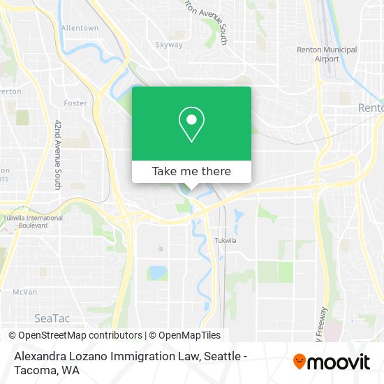 Alexandra Lozano Immigration Law map