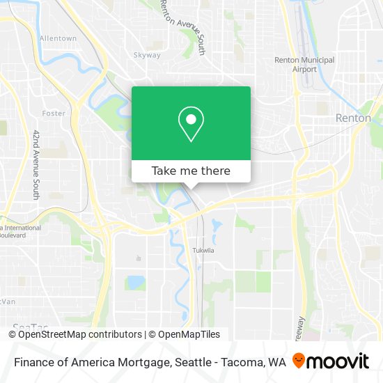 Finance of America Mortgage map