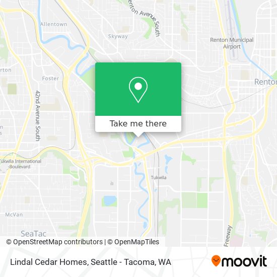 Lindal Cedar Homes map