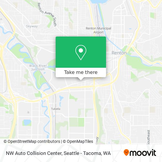 Mapa de NW Auto Collision Center