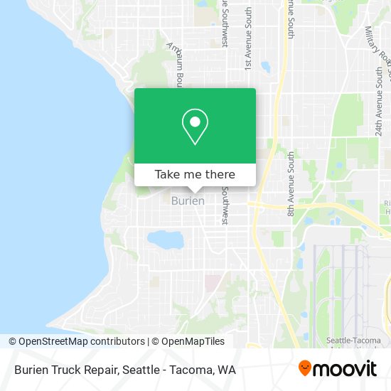 Mapa de Burien Truck Repair