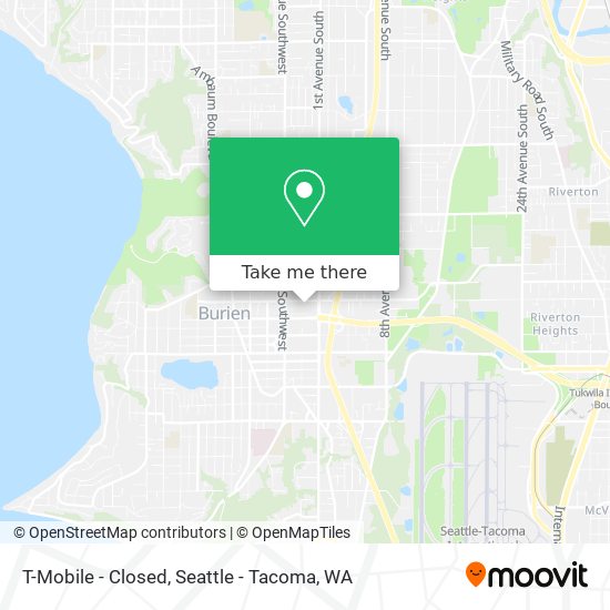 T-Mobile - Closed map