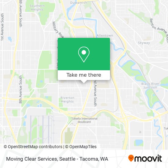 Moving Clear Services map