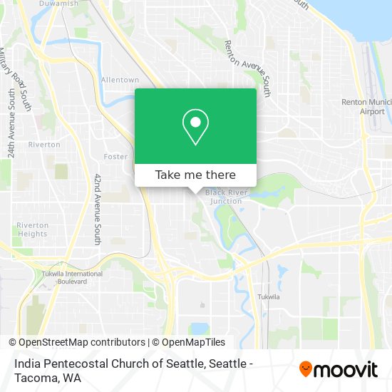 Mapa de India Pentecostal Church of Seattle