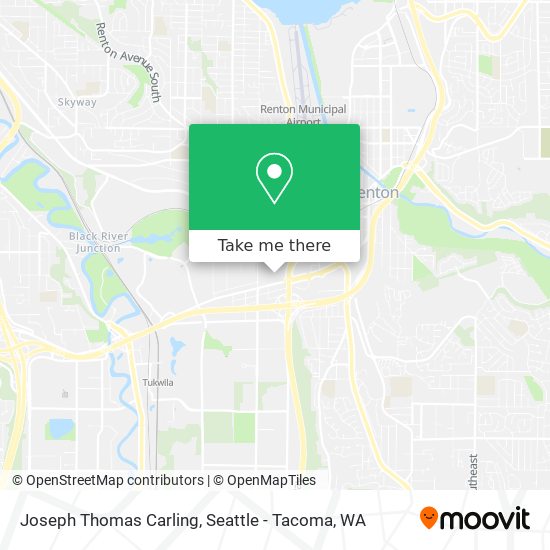 Joseph Thomas Carling map