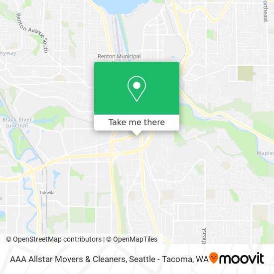 AAA Allstar Movers & Cleaners map