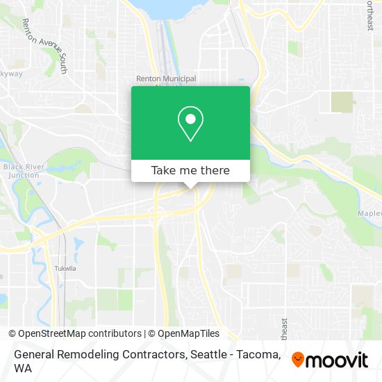 General Remodeling Contractors map