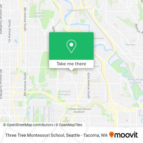 Mapa de Three Tree Montessori School