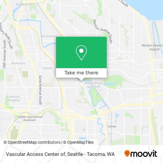 Vascular Access Center of map