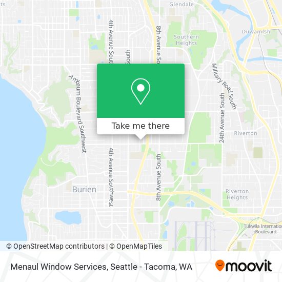 Menaul Window Services map