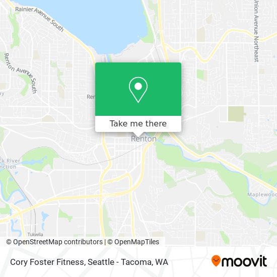 Cory Foster Fitness map