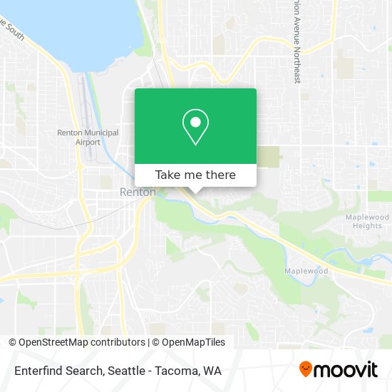 Enterfind Search map