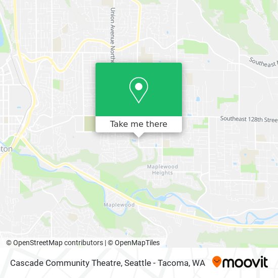 Mapa de Cascade Community Theatre
