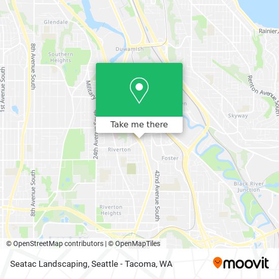 Seatac Landscaping map