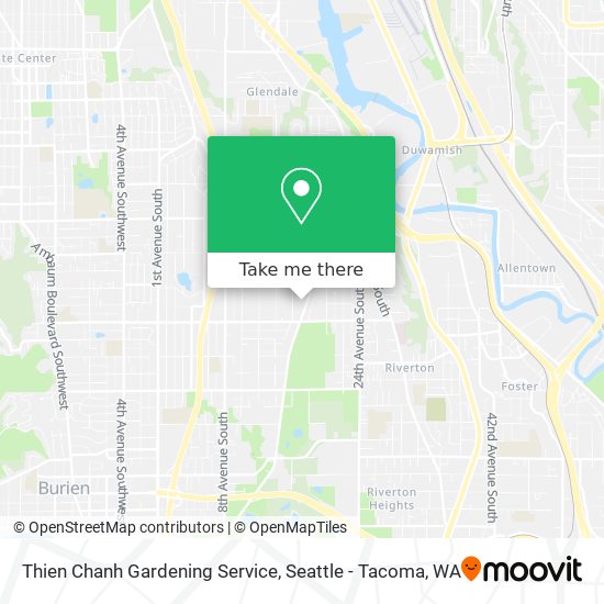 Thien Chanh Gardening Service map