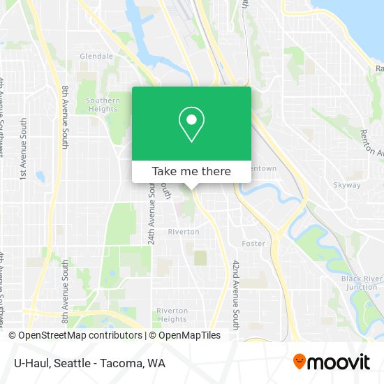 U-Haul map